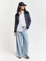 Cardigan de malha Azul