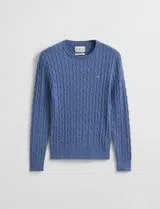 Blue Knit Sweater