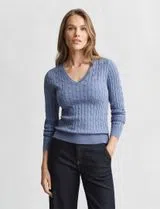 Blue Knit Sweater