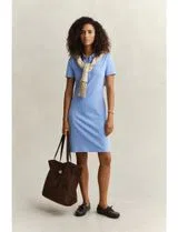 Vestido Polo Shield Azul