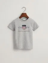 T-Shirt Archive Shield Cinzento