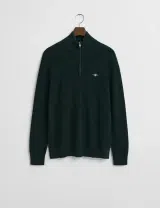 Pull à demi-zip Vert