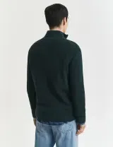 Pull à demi-zip Vert