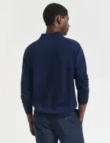 Pólo de lã Azul