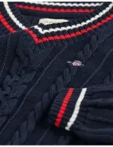 Pull Tricoté Bleu