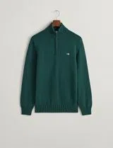 Jersey con media cremallera Verde