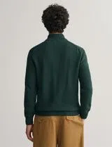 Jersey con media cremallera Verde