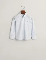 Camisa Poplin Gingham Shield Azul