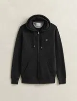 Sweatshirt com fecho Reg Shield Preto