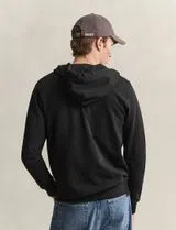 Sweatshirt com fecho Reg Shield Preto
