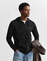 Sweatshirt com fecho Reg Shield Preto