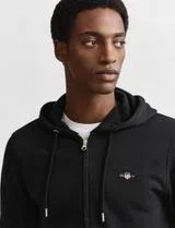 Sweatshirt com fecho Reg Shield Preto