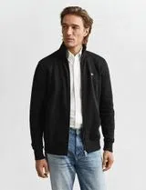Sweatshirt com fecho Reg Shield Preto