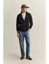 Sweatshirt com fecho Reg Shield Preto