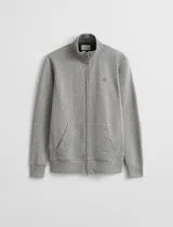 Sweatshirt com fecho Reg Shield Cinzento