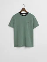 T-Shirt 4-Col Oxford Regular Verde