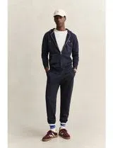 Sweatshirt com fecho Reg Shield Azul