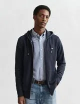 Sweatshirt com fecho Reg Shield Azul