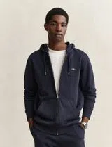 Sweatshirt com fecho Reg Shield Azul