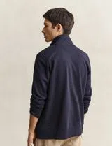 Sweatshirt com fecho Reg Shield Azul