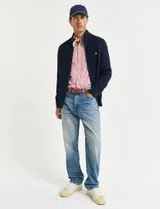 Cardigan com fecho Azul