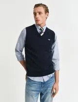 Colete de malha Classic Azul