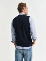 Colete de malha Classic Azul