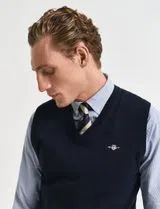 Colete de malha Classic Azul