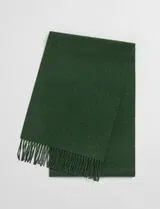 Green Wool Scarf