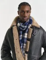 Écharpe en Laine Bleue