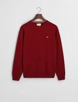 Camisola em lã fina Vermelho