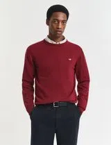 Camisola em lã fina Vermelho