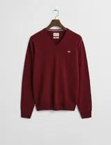 Camisola em lã fina Vermelho