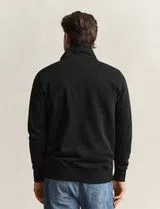 Sweatshirt com meio fecho Reg Shield Preto