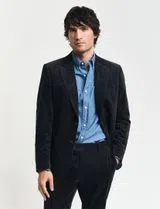 Blazer de fato Slim Cord Verde