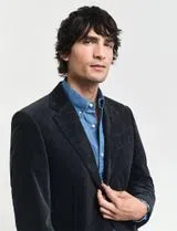 Blazer de fato Slim Cord Verde