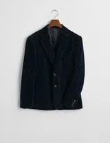 Blazer de fato Slim Cord Azul