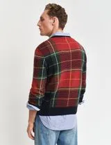 Blue Checkered Sweater