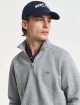 Sweatshirt com meio fecho Reg Shield Cinzento