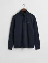 Sweatshirt com meio fecho Reg Shield Azul