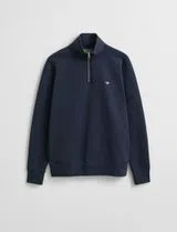 Sweatshirt com meio fecho Reg Shield Azul