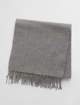 Grey Wool Scarf