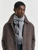 Grey Wool Scarf