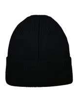 Black Small Archive Shield Beanie