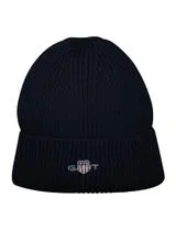 Small Archive Shield Beanie Blue