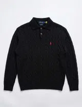 Pull en maille noir
