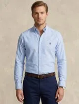 Camisa Básica Azul Claro