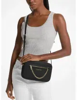 Jet Set Large Saffiano Leather Crossbody Bag