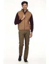 Regular Brown Padded Vest