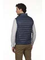Regular Padded Vest Blue